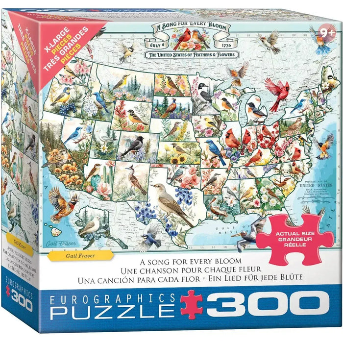 A Song for Every Bloom 300 Piece Jigsaw Puzzle Eurographics - for just $17.99! 