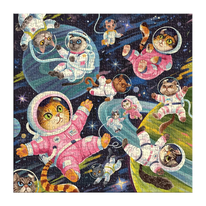 A Space Meowdyssey 500 Piece Jigsaw Puzzle Galison - for just $17.99! 