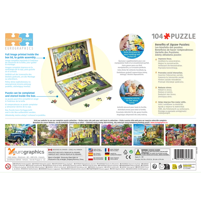 A Sunday Afternoon on the Island of La Grande Jatte 104 Connecting Pieces Jigsaw Puzzle Eurographics - for just $19.99! 