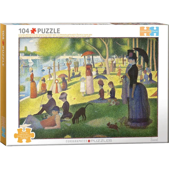 A Sunday Afternoon on the Island of La Grande Jatte 104 Connecting Pieces Jigsaw Puzzle Eurographics - for just $19.99! 