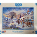 A Village in Winter Art Gallery 1000 Piece Jigsaw Puzzle Sure Lox - for just $14.99! 