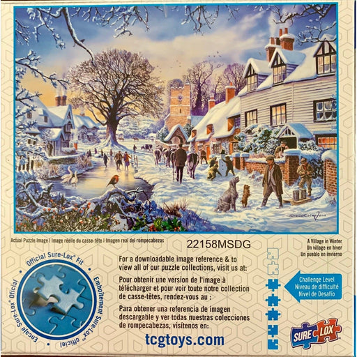 A Village in Winter Wonderland 1000 Piece Jigsaw Puzzle Sure Lox - for just $14.99! 