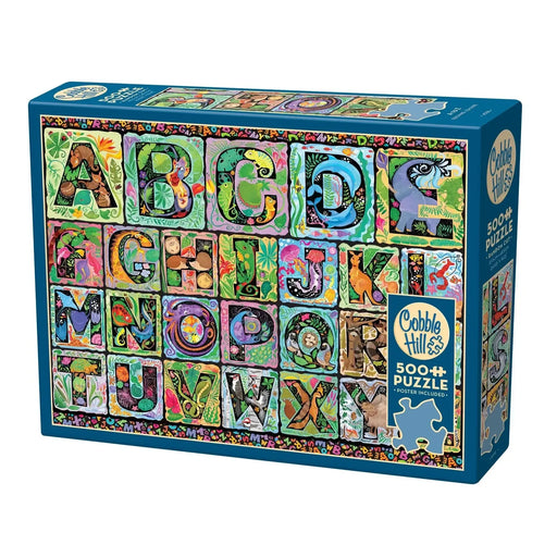 A to Z 500 Piece Jigsaw Puzzle Cobble Hill - for just $17.99! 