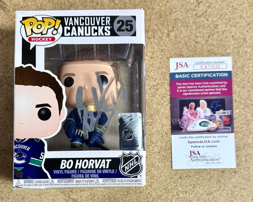 Bo Horvat Signed Funko Pop! #25 NHL Canada Vancouver Canucks With JSA COA - for just $150! 