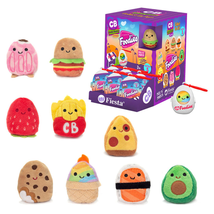 Fiesta: Cutie Beans Foodies Series 5 - 1 Blind Plastic Egg with 3" Plush Clip - for just $5.99! 
