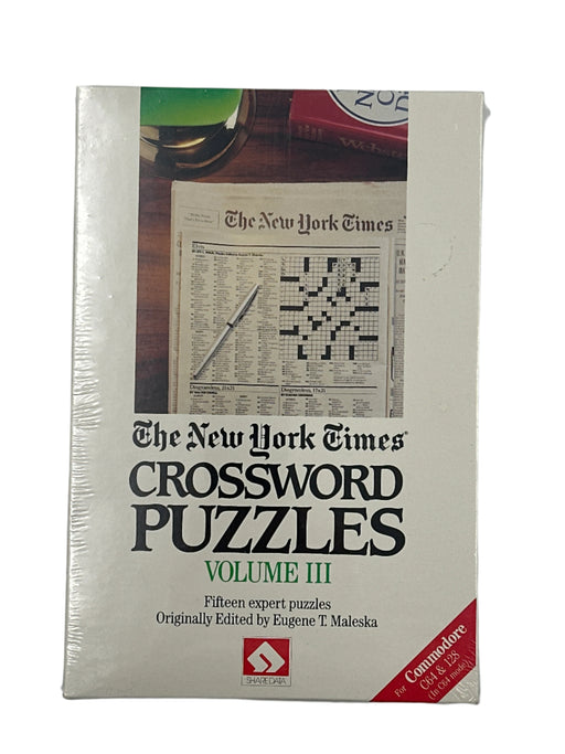 The New York Times Crossword Puzzle Vol.3 - Commodore 64 | Commodore 128 - Just $39.99! Shop now at Retro Gaming of Denver