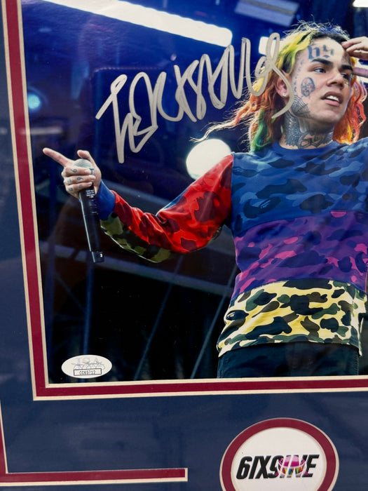 Tekashi 69 6ix9ine Signed & Custom Framed 8x10 Photo JSA COA Swervin FEFE - for just $400! 