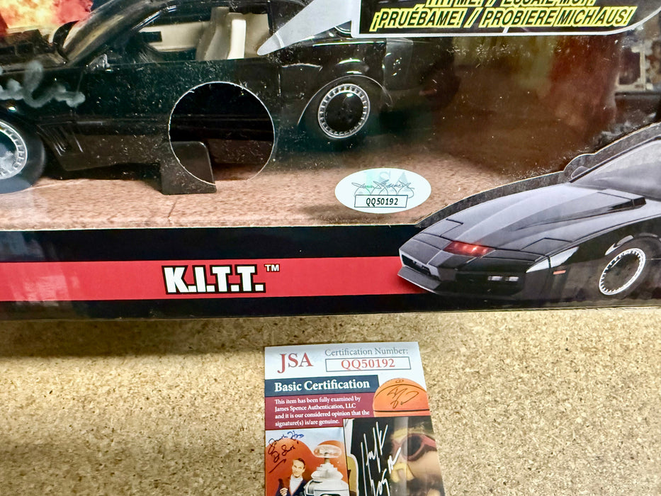 William Daniels Signed Knight Rider KITT 1:24 Car Box With JSA COA - for just $150! 