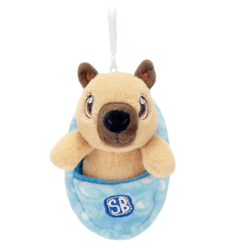 Fiesta: Swaddle Babies - 4.5 inch Cuddle Capybara in Sling Keychain - for just $11.99! 