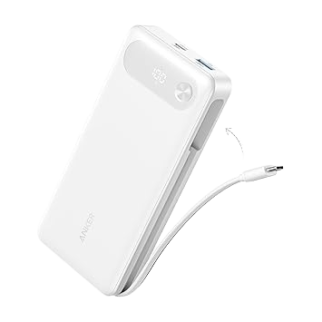 Anker Power Bank (20K, 87W, Built-In USB-C Cable) - for just $69.99! 