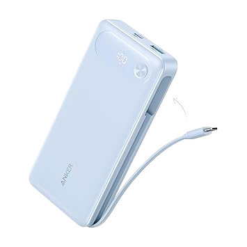 Anker Power Bank (20K, 87W, Built-In USB-C Cable) - for just $69.99! 