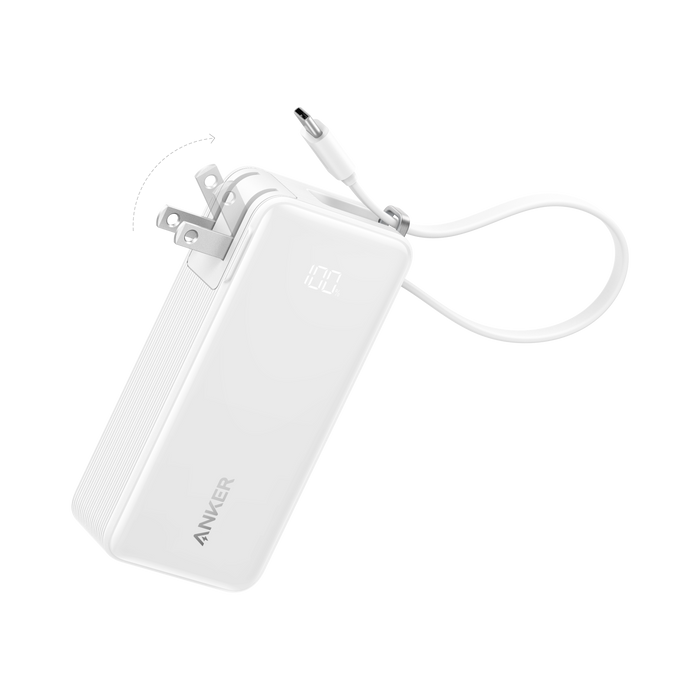 Anker Power Bank (10K, Fusion, Built-In Cable) - for just $44.99! 