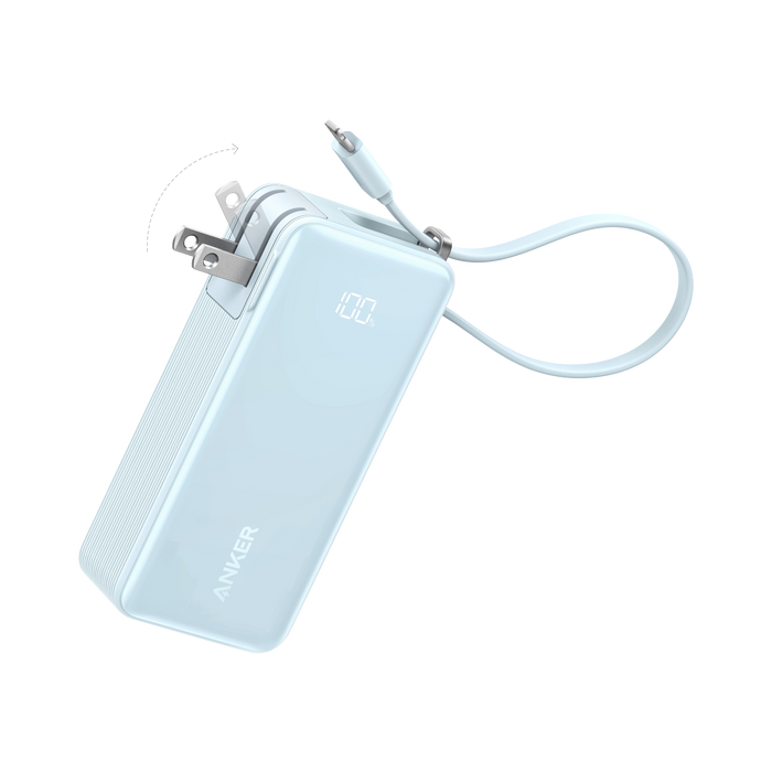 Anker Power Bank (10K, Fusion, Built-In Cable) - for just $44.99! 