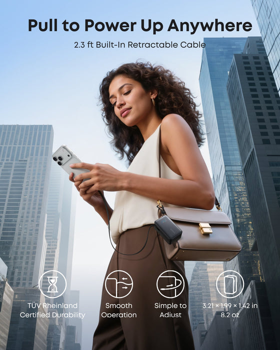 Anker Nano Power Bank (10K, 45W, Built-In Retractable USB-C Cable) - for just $59.99! 