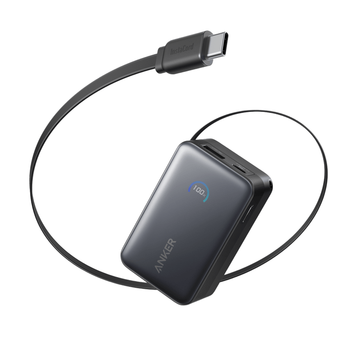Anker Nano Power Bank (10K, 45W, Built-In Retractable USB-C Cable) - for just $59.99! 