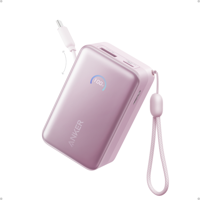 Anker Nano Power Bank (10K, 45W, Built-In Retractable USB-C Cable) - for just $59.99! 