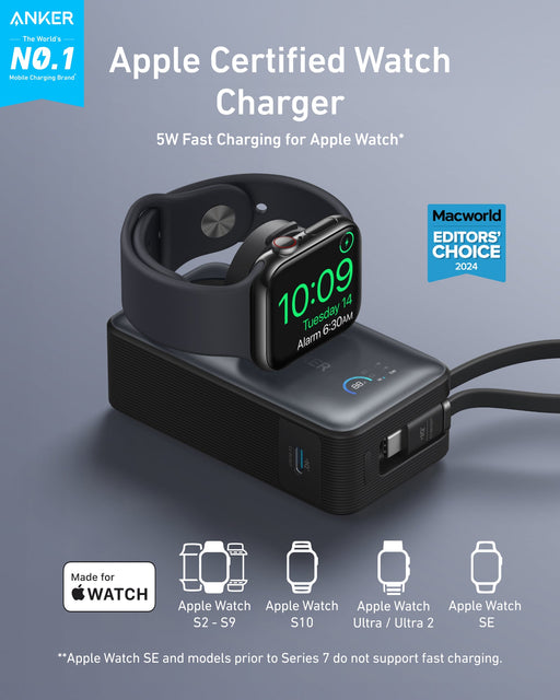Anker MagGo Power Bank (10K, 35W, For Apple Watch) - for just $89.99! 