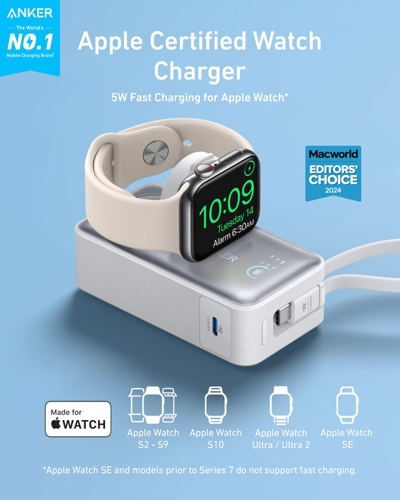Anker MagGo Power Bank (10K, 35W, For Apple Watch) - for just $89.99! 