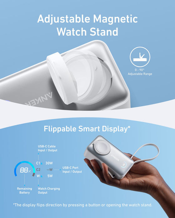 Anker MagGo Power Bank (10K, 35W, For Apple Watch) - for just $89.99! 