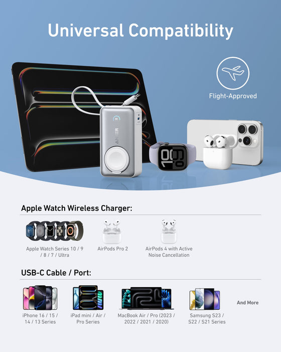 Anker MagGo Power Bank (10K, 35W, For Apple Watch) - for just $89.99! 