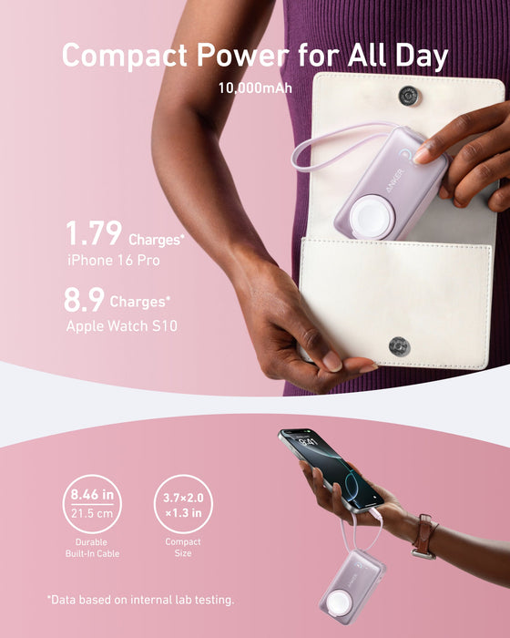 Anker MagGo Power Bank (10K, 35W, For Apple Watch) - for just $89.99! 