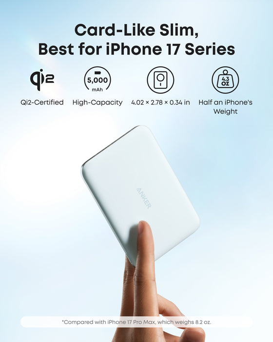 Anker Nano Power Bank (5K, MagGo, Slim) - for just $54.99! 
