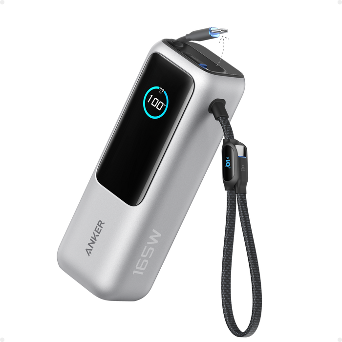 Anker Laptop Power Bank (25K, 165W, Built-In and Retractable Cables) - for just $119.99! 