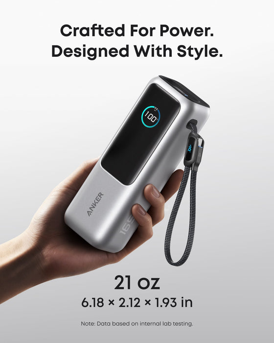 Anker Laptop Power Bank (25K, 165W, Built-In and Retractable Cables) - for just $119.99! 