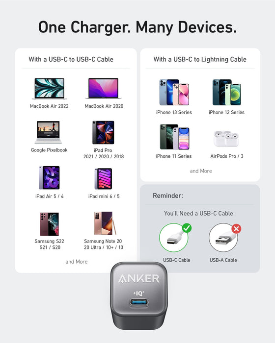 Anker Nano Charger (30W) - for just $15.99! 