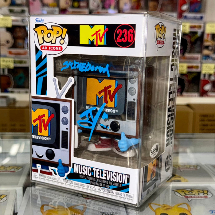 Musician Brent Smith Of Shinedown Signed 2024 MTV Funko Pop #236 With JSA COA - for just $140! 