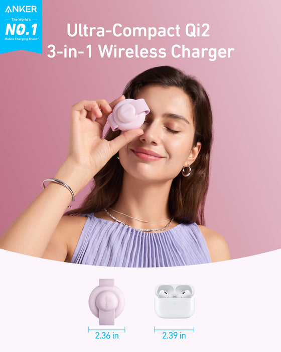 Anker MagGo Wireless Charging Station (3-in-1, Foldable Pad) - for just $89.99! 