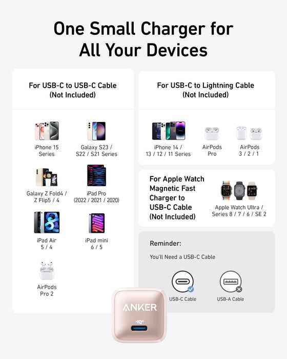 Anker Nano Charger (20W) - for just $9.99! 