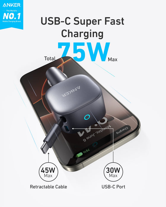 Anker Nano 75W Car Charger - for just $29.99! 