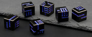 Technology Metal D6 15mm Dice Set Of 6 (Glitter Blue) - for just $49.99! 