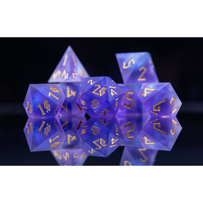 Mystic Divination Sharp-Edged Resin Dice Set - Just $39.99! Shop now at Retro Gaming of Denver