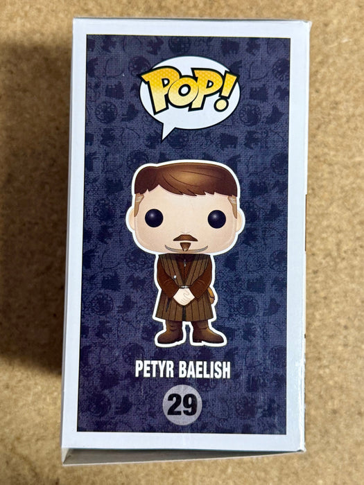 Aidan Gillen Signed Lord Petyr “Littlefinger” Baelish Funko Pop! #29 Game Of Thrones With JSA COA - for just $200! 