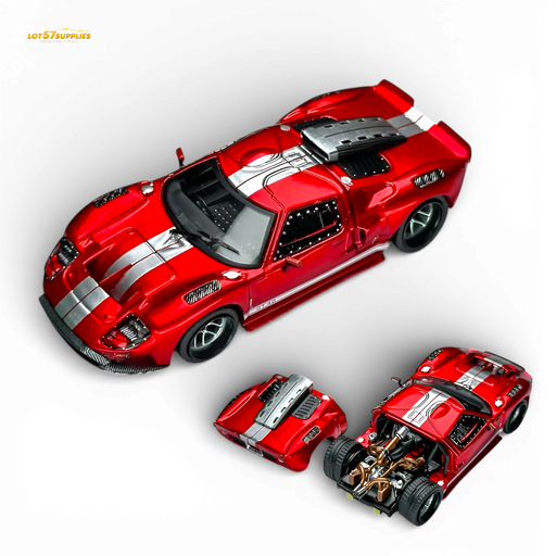 Rhino Model RM Ford GT40 Transparent Red 1:64 - for just $36.99! 
