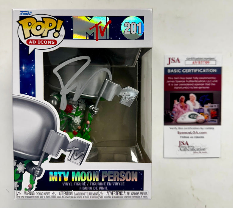 Pat Monahan (Train) Signed MTV Moon Person Funko Pop #201 With JSA COA - for just $130! 