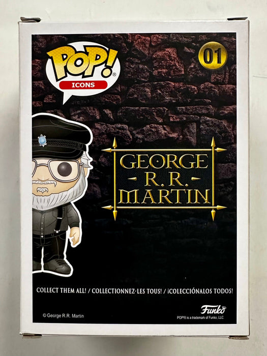 Funko Pop Icons George R. R. Martin #01 Game Of Thrones Barnes & Noble Vaulted Exclusive - for just $13! 