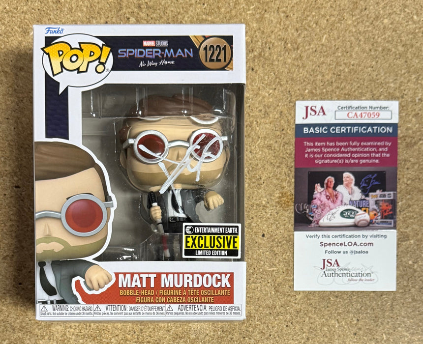 Charlie Cox Signed Marvel Matt Murdock Daredevil Funko Pop #1221 With JSA COA - for just $250! 