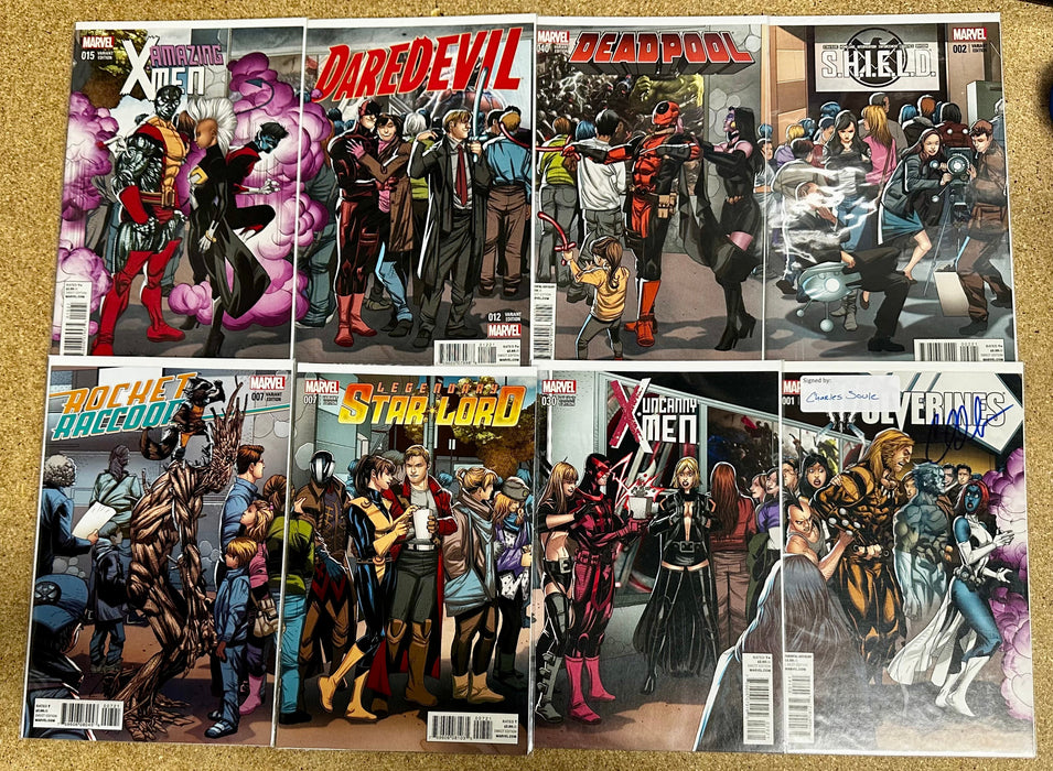 Marvel Avengers Premiere Larroca Welcome Home 20 Cover Connecting 2012 Variant Set - for just $200! 