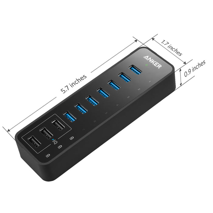 Anker 60W 10-Port USB 3.0 Data Hub - for just $69.99! 