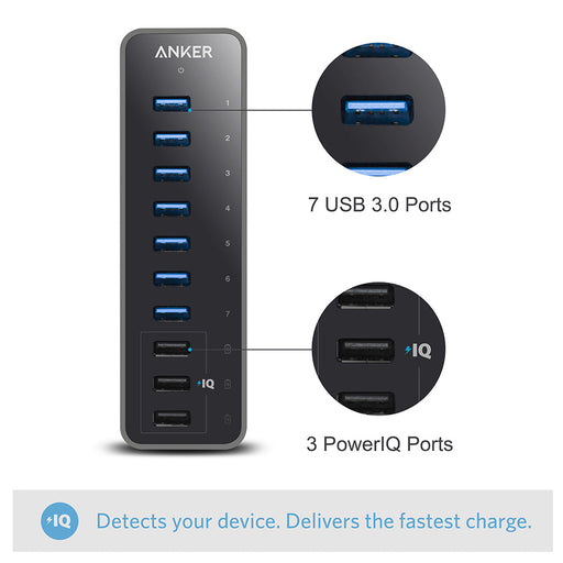 Anker 60W 10-Port USB 3.0 Data Hub - for just $59.99! 