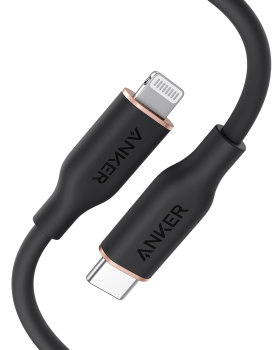 Anker <b>641</b> USB-C to Lightning Cable (Flow, Silicone) - for just $15.99! 