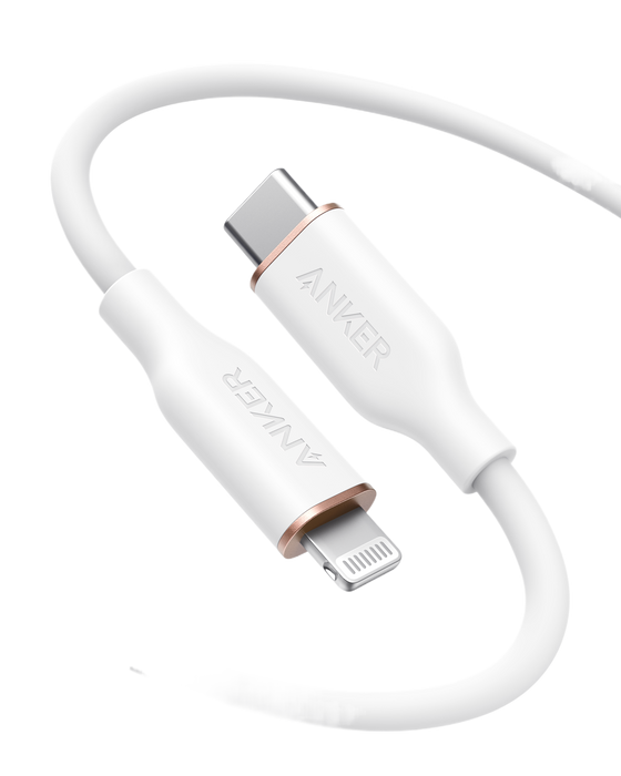 Anker <b>641</b> USB-C to Lightning Cable (Flow, 3 ft Silicone) - for just $15.99! 
