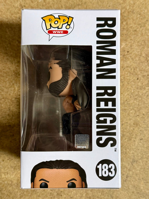 Funko Pop! WWE Roman Reigns (Superman Punch) #183 Wrestler Tribal Chief OTC 2025 - for just $15! 