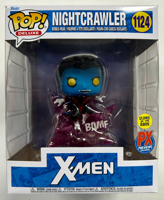 Funko Pop! Deluxe Marvel Glow Nightcrawler #1124 PX Previews 2022 Exclusive - for just $20! 