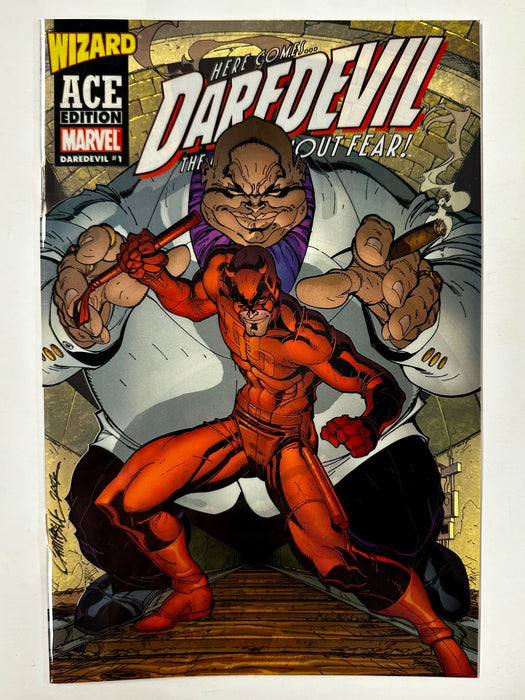 Daredevil # 1 Wizard Ace Edition Acetate Cover Marvel Comics April 2003 - for just $30! 