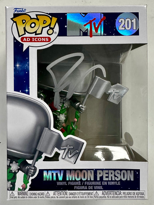 Pat Monahan (Train) Signed MTV Moon Person Funko Pop #201 With JSA COA - for just $130! 