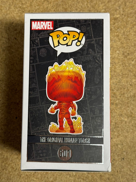 Brian Austin Green Signed Fantastic Four Original Human Torch #501 Funko Pop! With PSA COA - for just $65! 